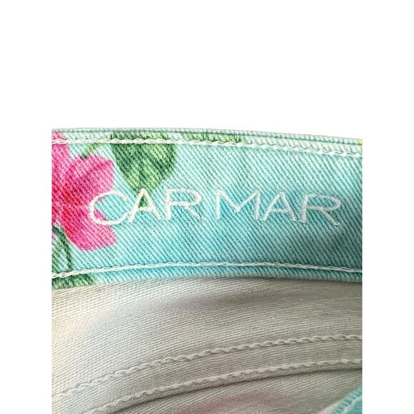 Car Mar Womens Jeans Carmar Floral Stretch Denim Pants sz 24 - Picture 3 of 6
